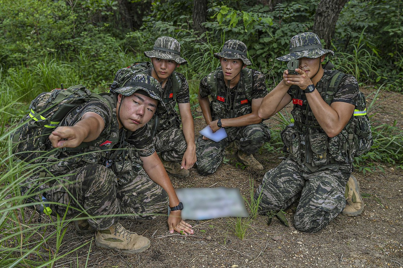 해병대 부사관후보생 406기 독도법 훈련 5.jpeg